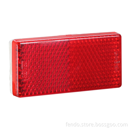 E4 Amber Rectangle Truck Trailer Safety Reflectors" could be appropriately simplified to:

"Amber Rectangle Truck Trailer Reflectors E4 Safety" 

However, for better search engine optimization and readability, you might consider:

"Truck Trailer Safety Re